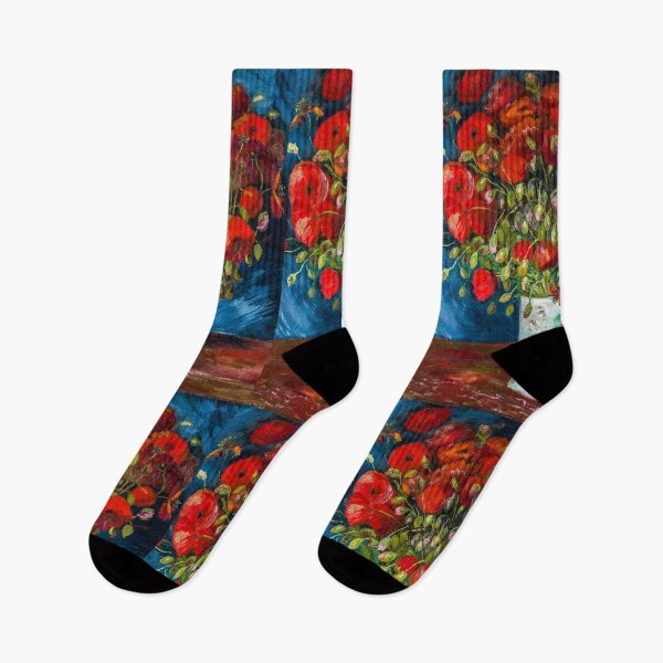 Item preview, Vincent Van Gogh Vase With Poppies designed and sold by ByOxCe.