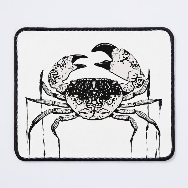 Item preview, Black and white little crab designed and sold by Luckagrafika.