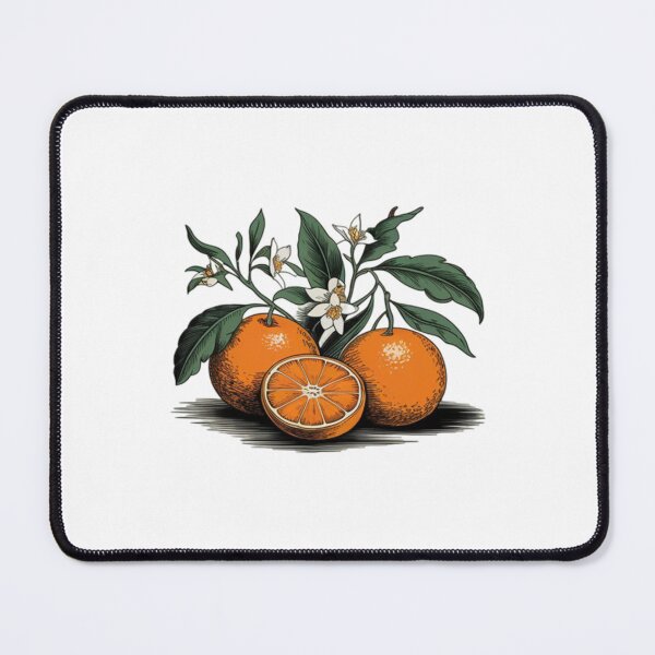 Item preview, Modern Trendy Watercolor Orange Fruit and Orange Blossom designed and sold by SOUFIANE1991.
