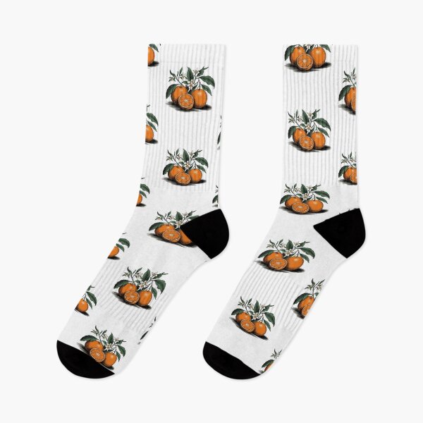Item preview, Modern Trendy Watercolor Orange Fruit and Orange Blossom designed and sold by SOUFIANE1991.