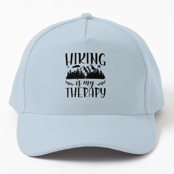 Item preview, Hiking, Outdoors, Adventure, Camping, Trekking, hiking is my therapy designed and sold by happinesproject.