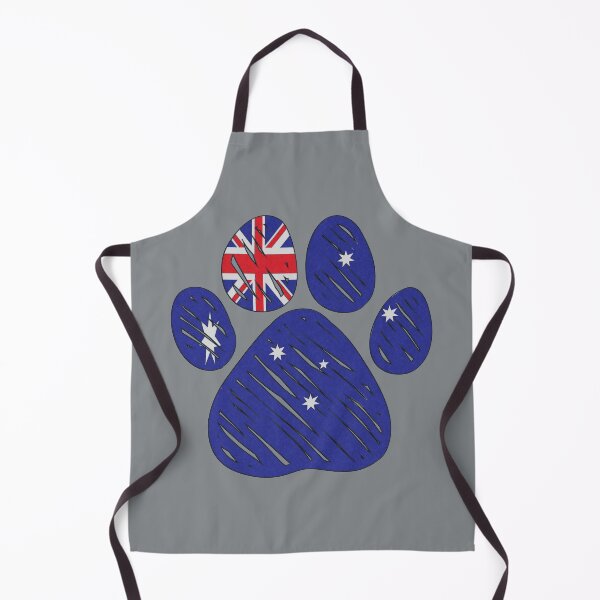 Item preview, Aussie Flag with Dog and Cat Paw designed and sold by Zakrytos ★★★★★.