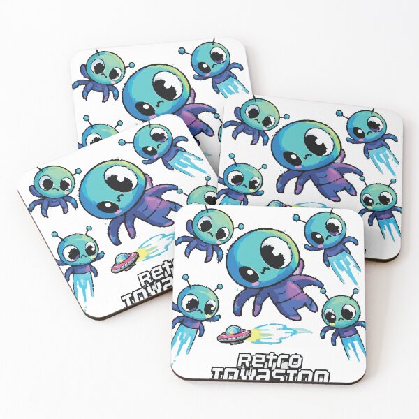 Item preview, Dibujos animados Space Invaders: Invasión retro designed and sold by ClassicInkPress.