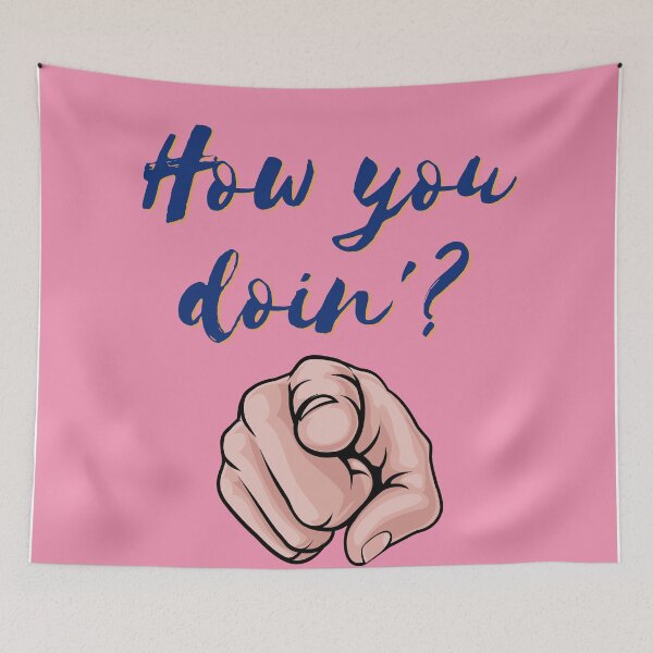 Item preview, "How You Doin'? Funny and Playful Design" designed and sold by RaiyaTees.