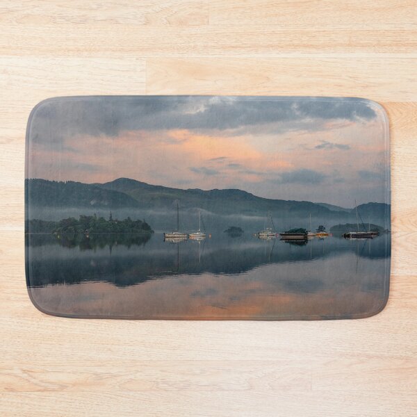 Item preview, Tranquil Derwentwater Lakeside at Dusk with Sailboats designed and sold by David Patterson.
