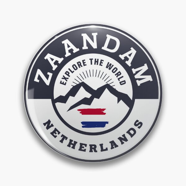 Item preview, Zaandam Netherlands Black and White Crest designed and sold by World Designs.