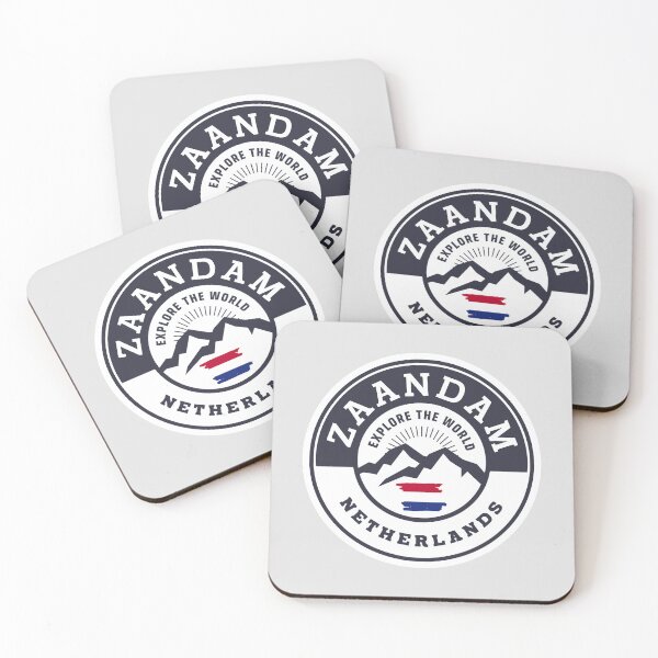 Item preview, Zaandam Netherlands Black and White Crest designed and sold by World Designs.