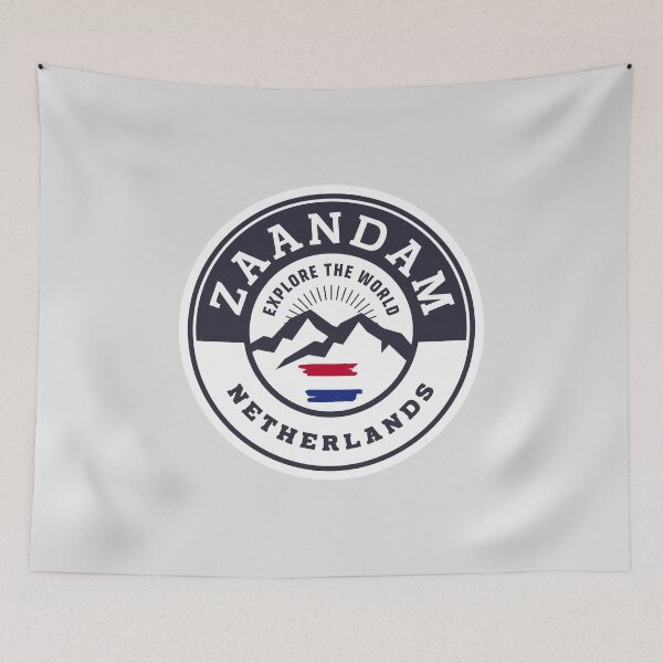 Item preview, Zaandam Netherlands Black and White Crest designed and sold by World Designs.