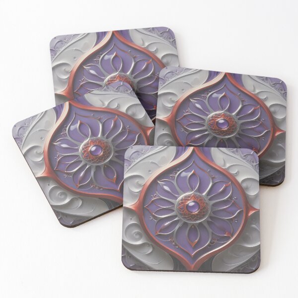Item preview, Purple Floral Art  designed and sold by DigitalHeadache.