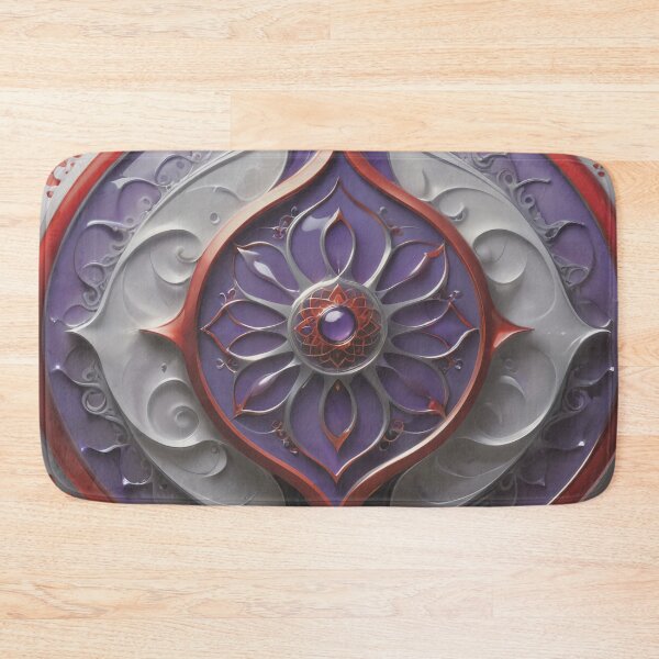 Item preview, Purple Floral Art  designed and sold by DigitalHeadache.