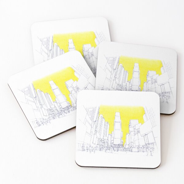 Item preview, Time Square - New York (yellow sky) designed and sold by Matteo Nigro.