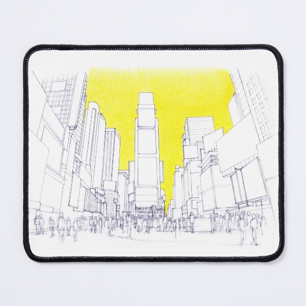 Item preview, Time Square - New York (yellow sky) designed and sold by Matteo Nigro.