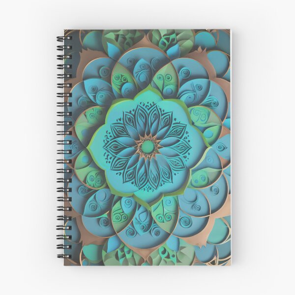 Item preview, Teal Floral Art  designed and sold by DigitalHeadache.