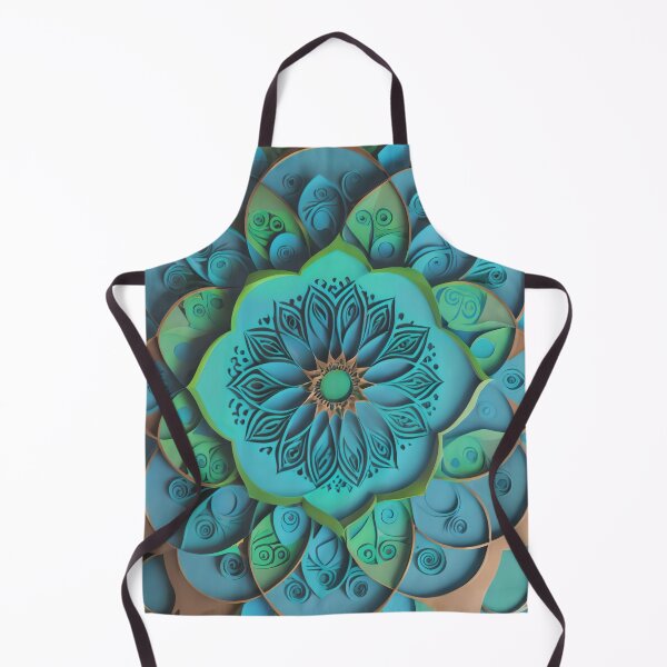 Item preview, Teal Floral Art designed and sold by DigitalHeadache.
