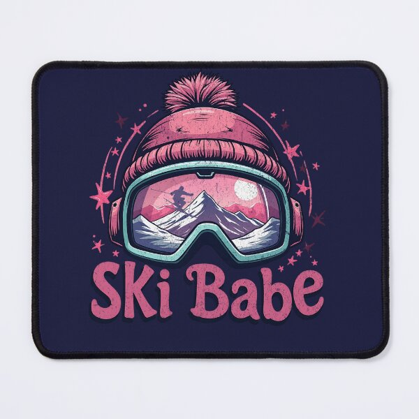 Item preview, Ski Babe | Retro Pink Skiing Adventure Vibes designed and sold by Soulful Stash .