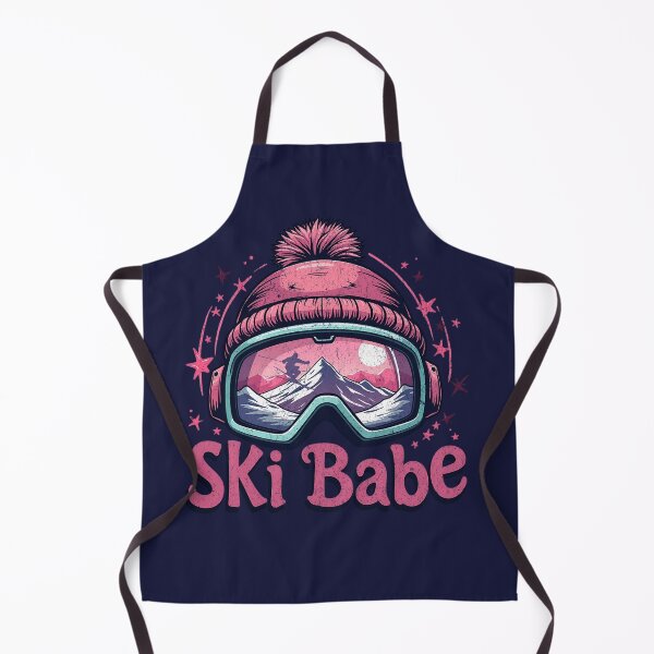 Item preview, Ski Babe | Retro Pink Skiing Adventure Vibes designed and sold by Soulful Stash .