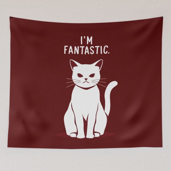 Item preview, Cat - I'm fantastic designed and sold by 123ks.