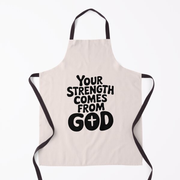Item preview, Your Strength Comes From God | hope, and encouragement  Bible Verses Christian Faith Art designed and sold by  KnitLuv.