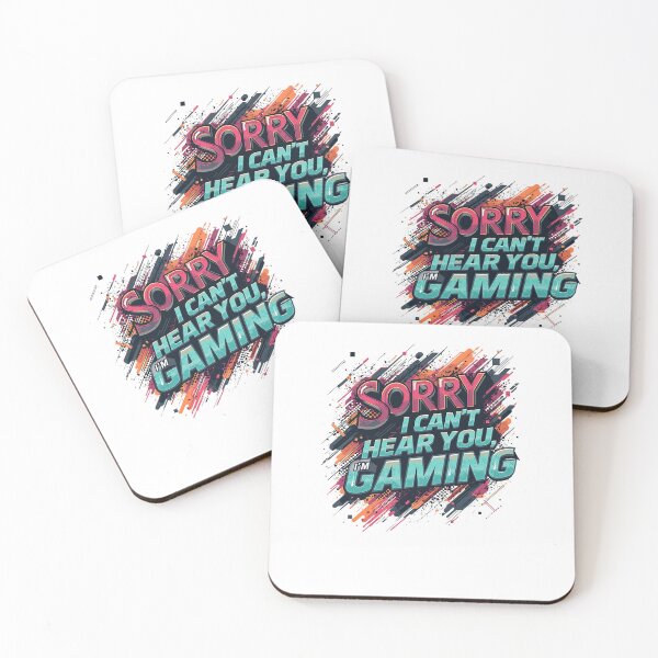 Item preview, Sorry Can't Hear You I'm Gaming designed and sold by VinsendDraconi.