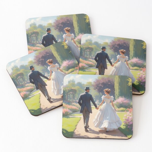 Item preview, Victorian Lovers: A Romantic Stroll in the Garden designed and sold by BlareBlare.