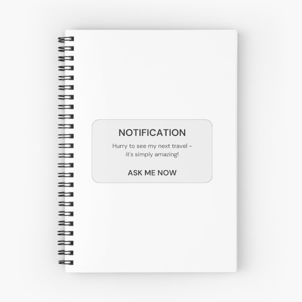 Item preview, Aesthetic travel notification designed and sold by ElizabethCoelho.