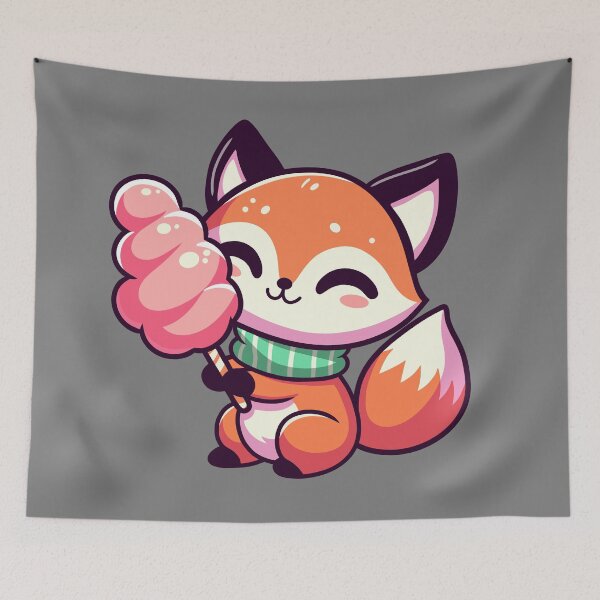 Item preview, Cotton candy fox designed and sold by Delidream.