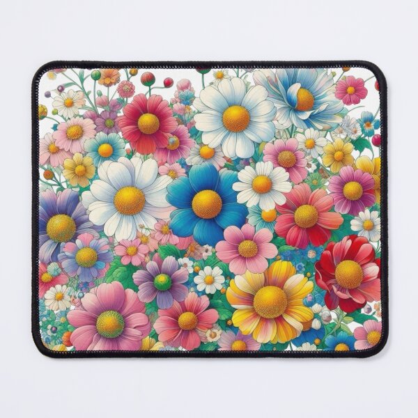 Item preview, Flowers, botanical, spring, floral pattern, cottagecore, japanese pop art designed and sold by Sugar Wisdom .