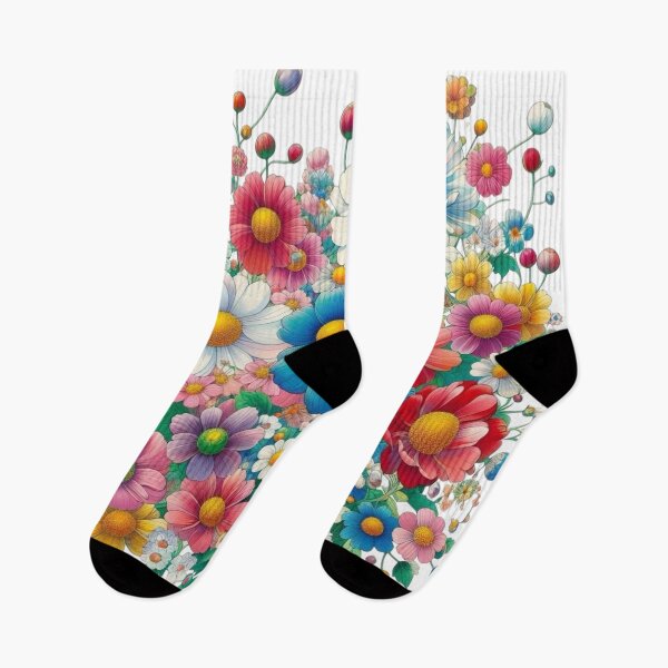 Item preview, Flowers, botanical, spring, floral pattern, cottagecore, japanese pop art designed and sold by Sugar Wisdom .