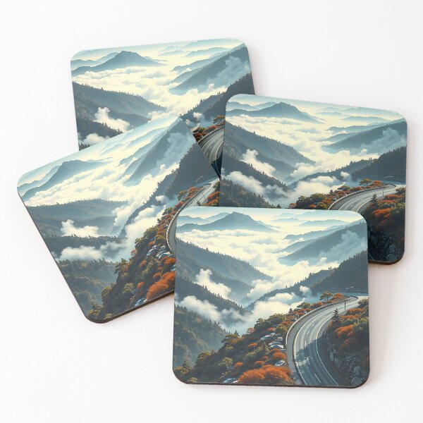 Item preview, Ember-Lit Path Through Serene Mist designed and sold by PanoramaPrints.
