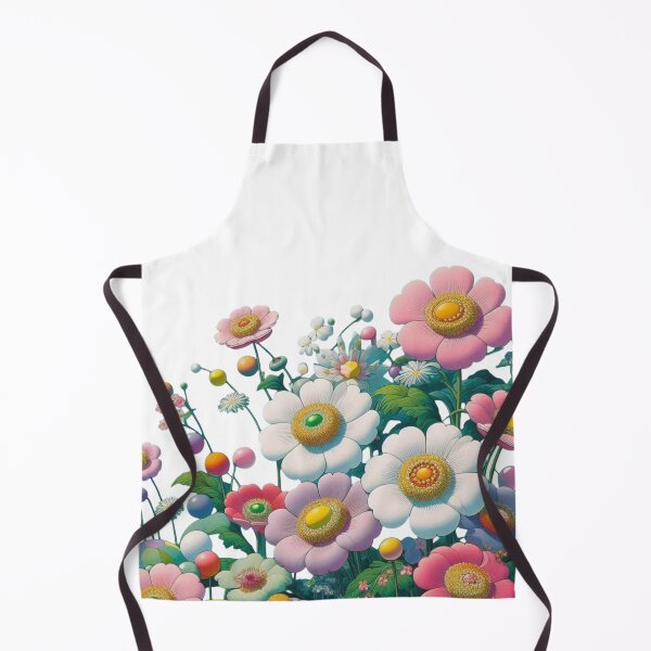 Item preview, Flowers, botanical, spring, floral pattern, cottagecore, japanese pop art designed and sold by Sugar Wisdom .