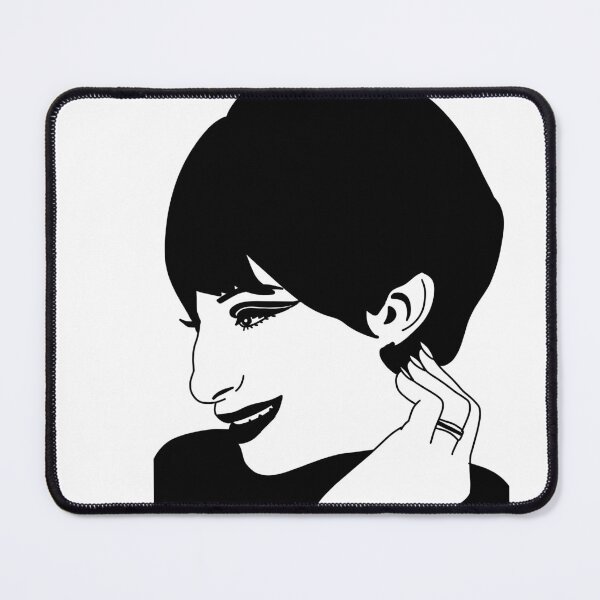 Item preview, Barbra Streisand Black And White designed and sold by byebyesally.