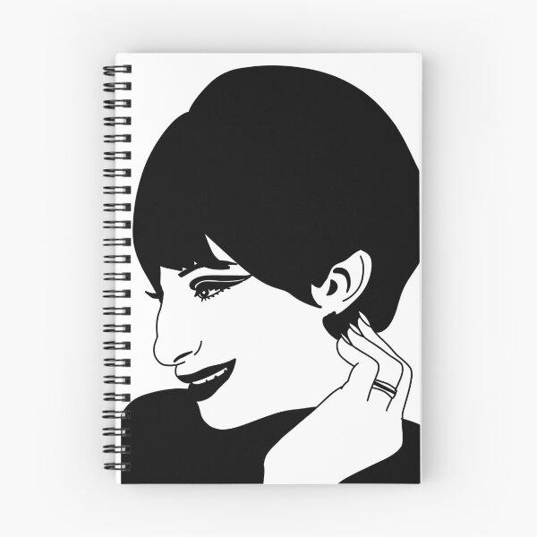 Item preview, Barbra Streisand Black And White designed and sold by byebyesally.
