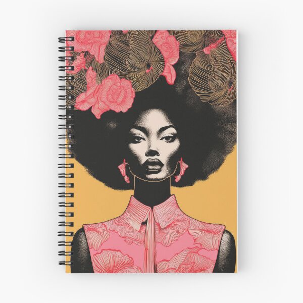 Item preview, 60s Magazine Flower Fashionista  designed and sold by Dancing in the Living Room.