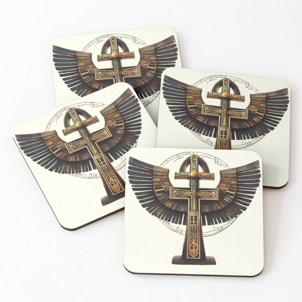 Item preview,  Intricate Egyptian Ankh with Wings Symbol Design for African Spirituality designed and sold by 'VARI'.