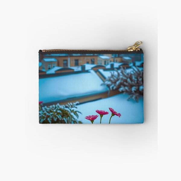 Item preview, Enchanted Pink Blooms In Frosty Night Sky designed and sold by PanoramaPrints.