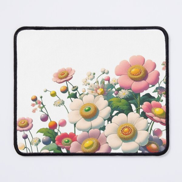 Item preview, Flowers, botanical, spring, floral pattern, cottagecore, japanese pop art designed and sold by Sugar Wisdom .