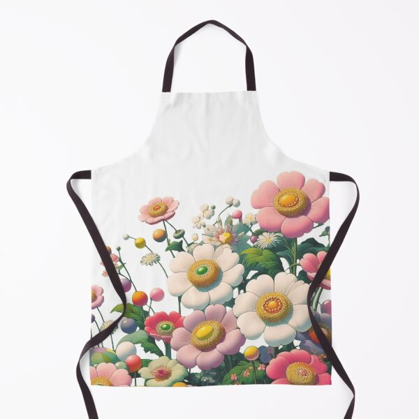 Item preview, Flowers, botanical, spring, floral pattern, cottagecore, japanese pop art designed and sold by Sugar Wisdom .
