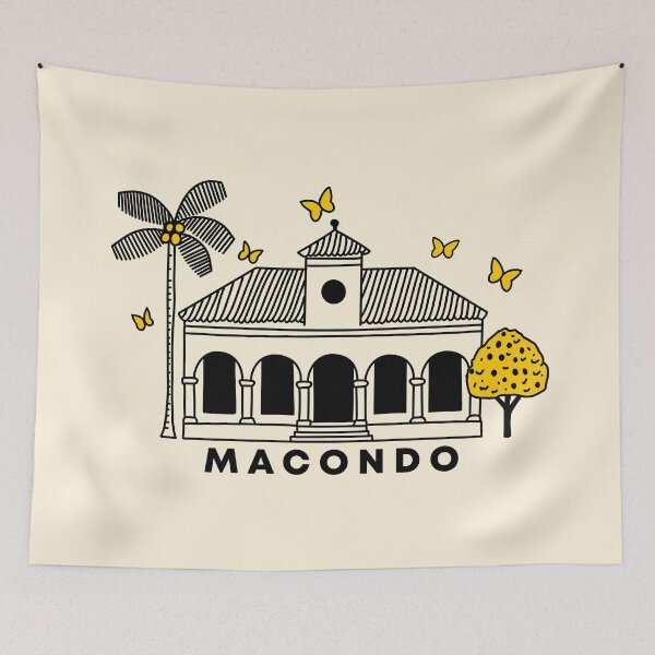 Item preview, Macondo House - One Hundred Years Of Solitude designed and sold by byebyesally.