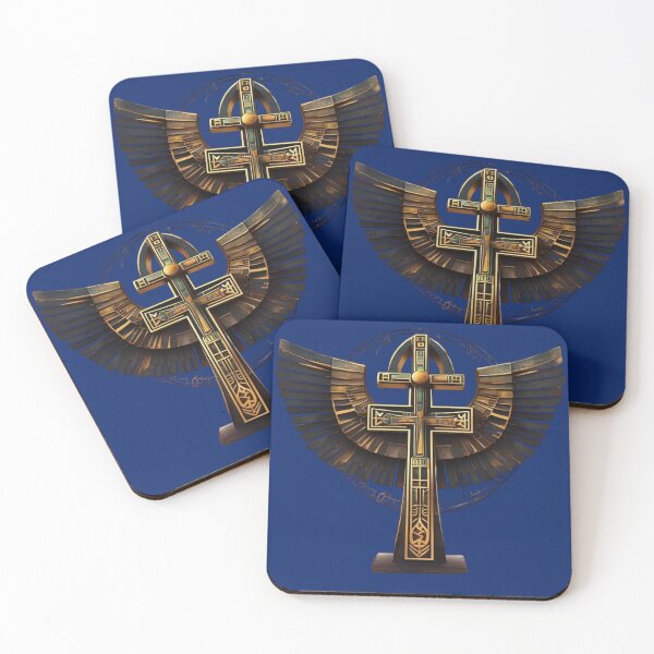 Item preview, Intricate Egyptian Ankh with Wings Symbol Design for African Spirituality designed and sold by 'VARI'.