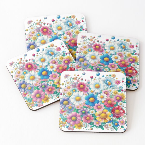 Item preview, Flowers, botanical, spring, floral pattern, cottagecore, japanese pop art designed and sold by Sugar Wisdom .