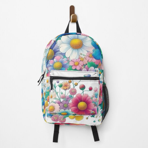 Item preview, Flowers, botanical, spring, floral pattern, cottagecore, japanese pop art designed and sold by Sugar Wisdom .