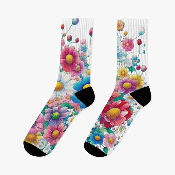 Item preview, Flowers, botanical, spring, floral pattern, cottagecore, japanese pop art designed and sold by Sugar Wisdom .
