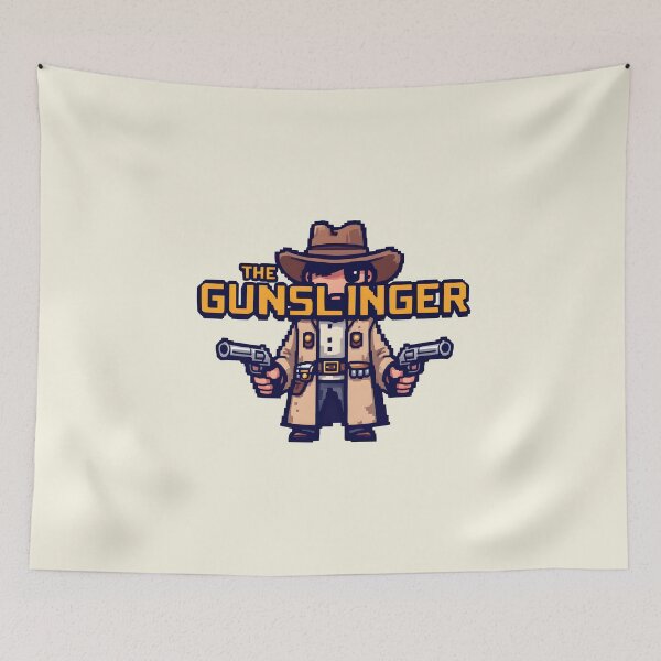 Item preview, The Pixel Gunslinger designed and sold by Jollys-ArtShop.