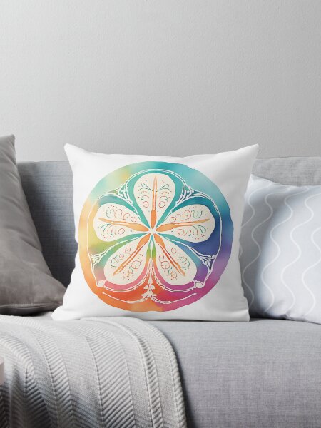 Artikel-Vorschau von Bunter Batik-Aquarell-Sanddollar 2, designt und verkauft von aubreynicole.