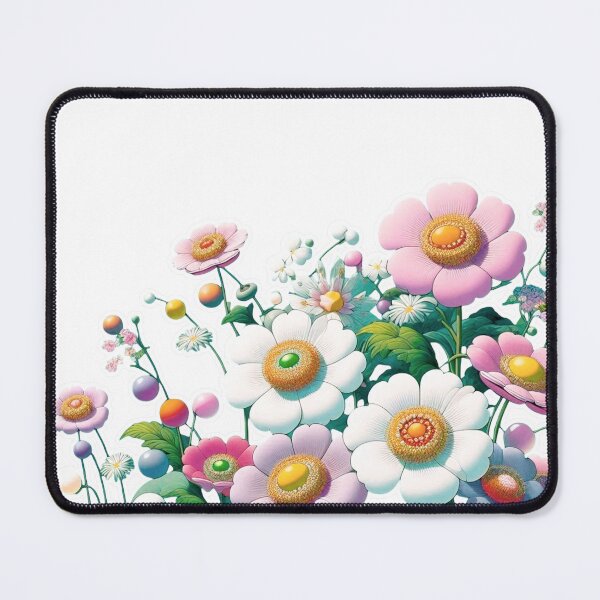 Item preview, Flowers, botanical, spring, floral pattern, cottagecore, japanese pop art designed and sold by Sugar Wisdom .