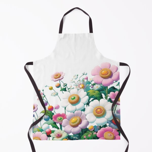 Item preview, Flowers, botanical, spring, floral pattern, cottagecore, japanese pop art designed and sold by Sugar Wisdom .