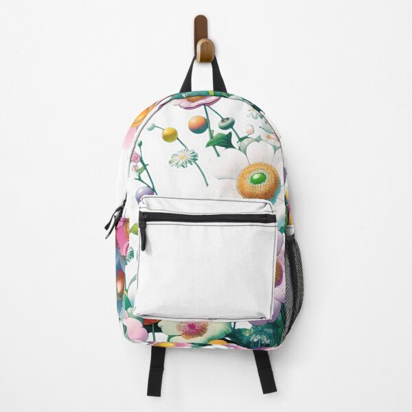 Item preview, Flowers, botanical, spring, floral pattern, cottagecore, japanese pop art designed and sold by Sugar Wisdom .