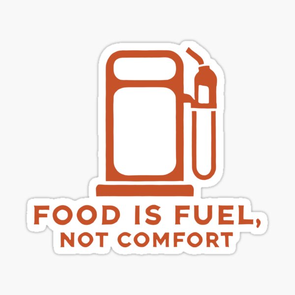 Item preview, Food Is Fuel, Not Comfort – Healthy Eating Motivation T-Shirt designed and sold by Gawii.