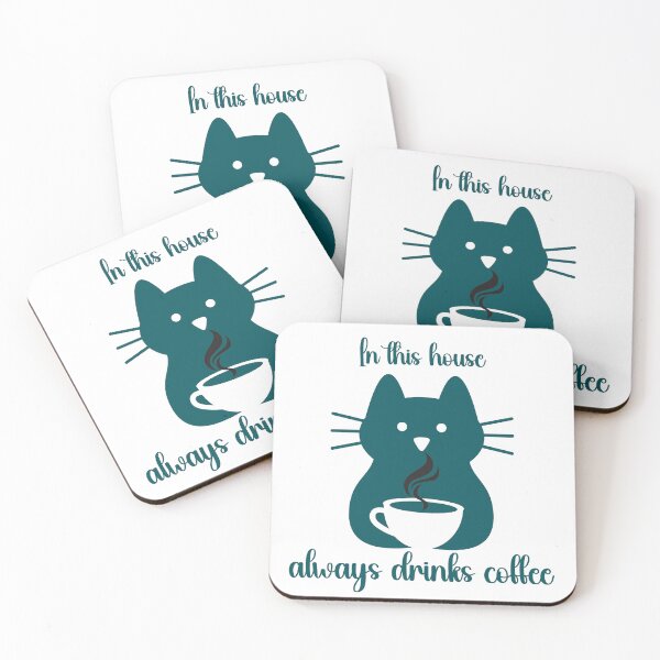 Item preview, cat coffee, funny, coffe and cat, coffe lover designed and sold by versatilAR.