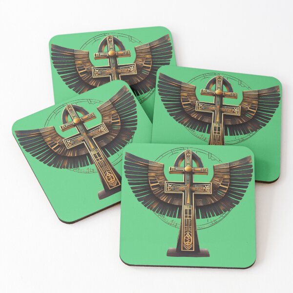 Item preview, Intricate Egyptian Ankh with Wings Symbol Design for African Spirituality designed and sold by 'VARI'.